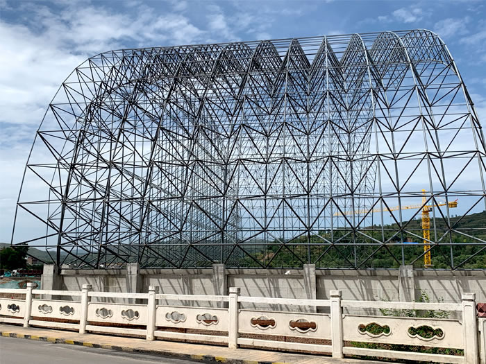 三河山寨矿储煤棚网架